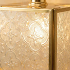 Square Embossed Glass Pendant Light - product view 4