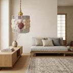 Seashell Mosaic Pendant Light - product view 10