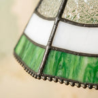 Green White Stained Glass Pendant Light - product view 2