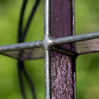 Purple 3D Stained Glass Cross Suncatcher, Tiffany-inspired Handmade Christian Gift by AuroraeGlass — photo 3