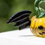Mini Bat Jack-O'-Lantern Figurine for Halloween Display by AuroraeGlass — photo 7