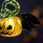 Mini Bat Jack-O'-Lantern Figurine for Halloween Display by AuroraeGlass — photo 6
