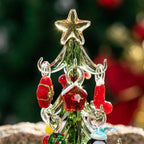 Green Tabletop Christmas Tree with 13-Piece Mini Display by AuroraeGlass — photo 8