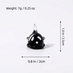 Mini Black Ghost Figurine: Spooky Halloween Desk Decor (20x25mm) by AuroraeGlass — photo 10