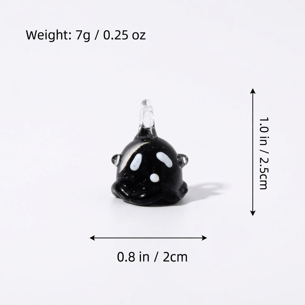 Mini Black Ghost Figurine: Spooky Halloween Desk Decor (20x25mm) by AuroraeGlass — photo 10