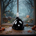 Mini Black Ghost Figurine: Spooky Halloween Desk Decor (20x25mm) by AuroraeGlass — photo 4
